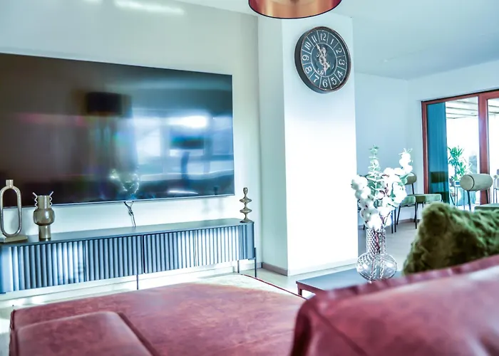 Lägenhet Wellness & Fun Am Bodensee - Mit Pool, Kino, Tischkicker Und Terrasse